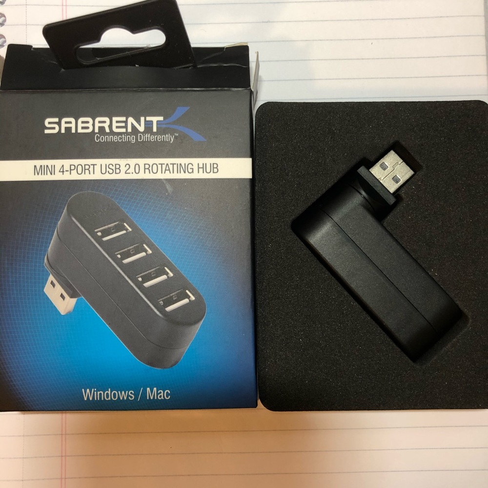Sabrent 4-Port USB 2.0 Rotatable Hub - Picture 4 of 12